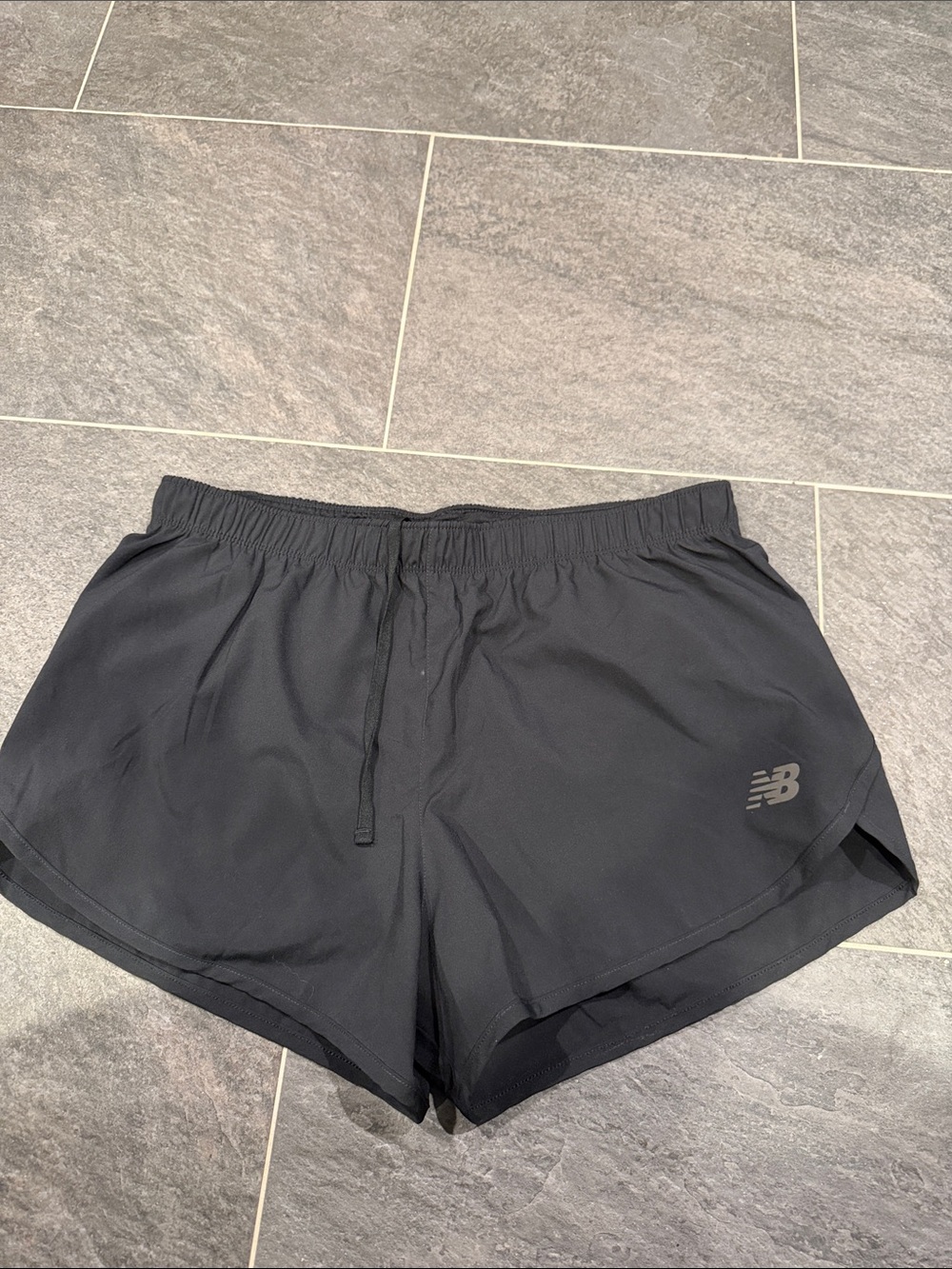 New Balance Women's Black Running Shorts with Reflective Logo